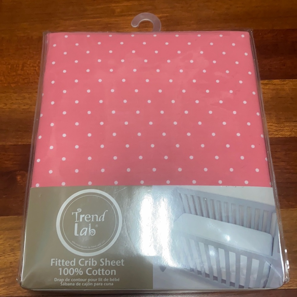 Trend lab fitted crib sheet